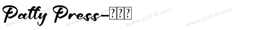 Patty Press字体转换